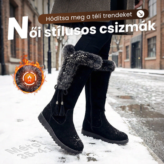 💖 Meleg, csúszásmentes és strapabíró női csizma❄️
