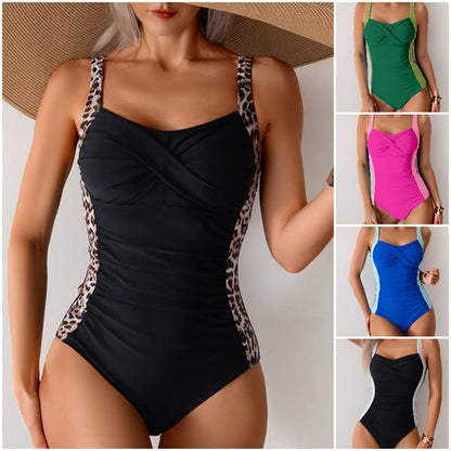 🩱【S–2XL】Tartópántos, testhezálló egyrészes fürdőruha