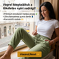 🔥[S-2XL]🍃👖 Női  rugalmas derékú pamut-lenvászon széles szárú nadrág