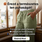 🔥[S-2XL]🍃👖 Női  rugalmas derékú pamut-lenvászon széles szárú nadrág