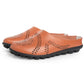 Loose-fitting slippers with a floral cutout, suitable for all foot types