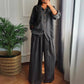 💕Hem Drawstring Top Széles szárú nadrág 2 darabos szett