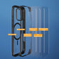 📱Teljes csomag edzett üveg mágneses mágneses mágneses Anti Drop Phone Case 14-16 ProMax