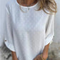 👚Női alkalmi kerek nyakú Jacquard Top