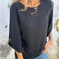 👚Női alkalmi kerek nyakú Jacquard Top