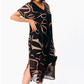 👗 【S-5XL】❄️Nyomott sifon hosszú ruha
