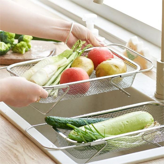 🏠2025 Alapvető elemek a konyhában💦Bővíthető mosogató feletti edényszárító állvány
