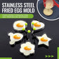 🍳Rozsdamentes acél tükörtojás formák