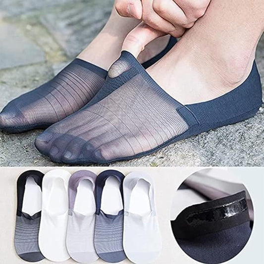 5 pár No-Show jégselyem zokni 🧦