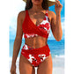 🌸Divatos mintás, magas derekú bikini szett👙