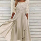Elegant Embroidery Cocktail Flowy Dress