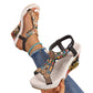 Women's Vintage Bohemian Wedge Sandals