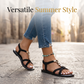 Women Flat Sandals with Pearls