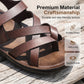 🩴 ☀️ Prémium férfi római szandál – Puha gumitalp és bőr anyag 🦶