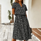 Women Casual Floral Printed Midi Dress