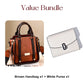 Women's Vintage Crossbody Handbag with Adjustable Strap