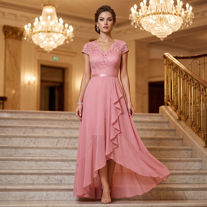 Elegáns csipke estélyi ruha