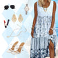 Boho stílusú ujjatlan ruha nőknek