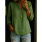 👕 Női Casual V-nyakú Gombos Hosszú Ujjú Ing