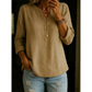 👕 Női Casual V-nyakú Gombos Hosszú Ujjú Ing