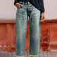 👖 Női retró, rövidített egyenes szárú farmernadrág