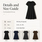 👗 👗 Női fodros V-nyakú, magas derekú, egyszínű ruha