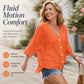 Women’s V-Neck Button Up Cardigan Casual Shirt