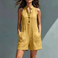 ☀️ Női Nyári Állógalléros Jumpsuit