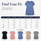 Women's V-Neck Casual Mid-Length Loose Fit Top