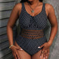 Women's Polka Dot One Piece Swimsuit