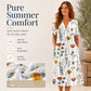Women's Casual Floral Print V Neck Dress