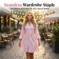 Women's Floral Print V-Neck Tiered Dress