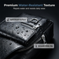 Men's Retro Waterproof Faux Leather Sling Chest Bag