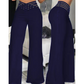 Women's Casual High-Waisted Wide-Leg Pants