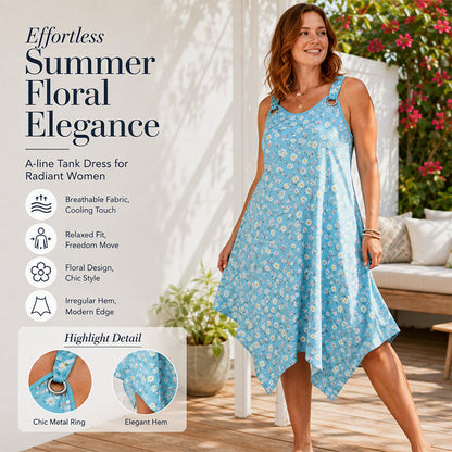 Women's Summer Daisy Print Cami Dress