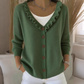Women's Ruffle Collar Knit Cardigan