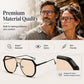 🕶️ Unisex Oversized Négyzet Egyrészes Napszemüveg