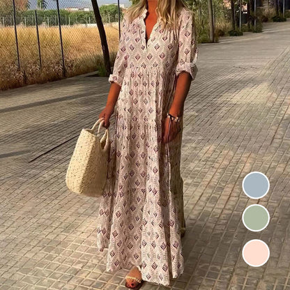 👗 Női nyári mintás ruha