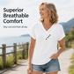 Women's Casual V-Neck Short Sleeve T-Shirt