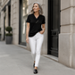Women's Casual V-Neck Short Sleeve T-Shirt