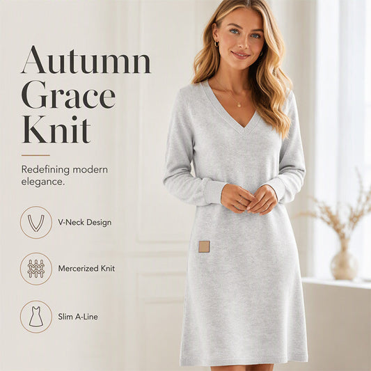 👗 Hízelgő V-nyakú midi ruha