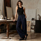 Women's Elastic Waist Wide-Leg Pants