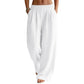 Women's Elastic Waist Wide-Leg Pants