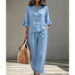 Women's Casual Top & Pants Two-Piece Set