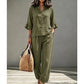 Women's Casual Top & Pants Two-Piece Set