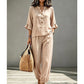 Women's Casual Top & Pants Two-Piece Set