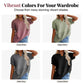 Women's Casual V-neck Patchwork Short-Sleeved Shirt
