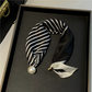 No-Tie Magnetic Pearl Clasp Soft Scarf