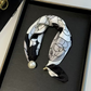 No-Tie Magnetic Pearl Clasp Soft Scarf