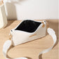 Women Wave Embossed Crossbody Bag Set Wide Strap Commuter Shoulder Bag
